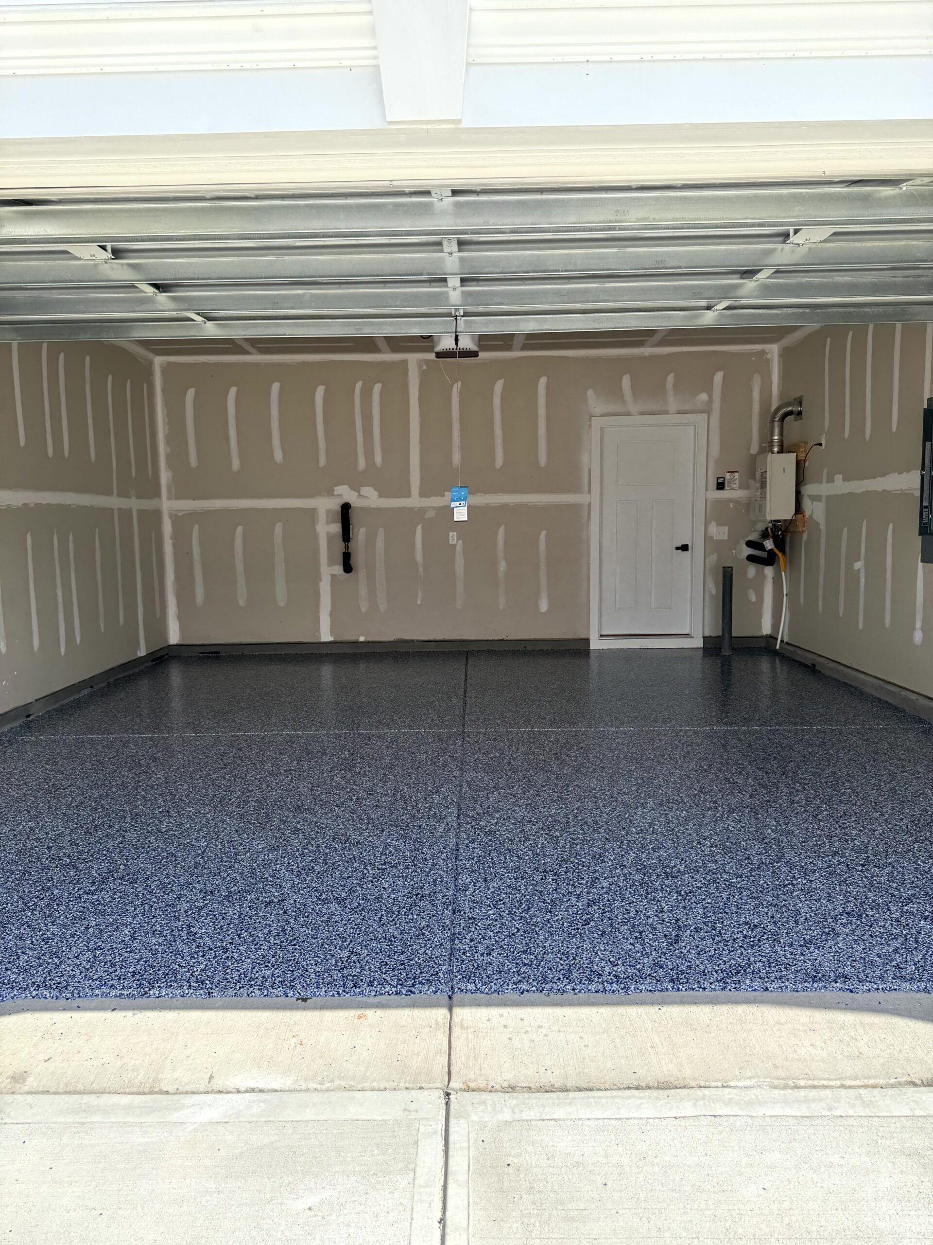 IMG_0325 Newly installed residential garage epoxy floor